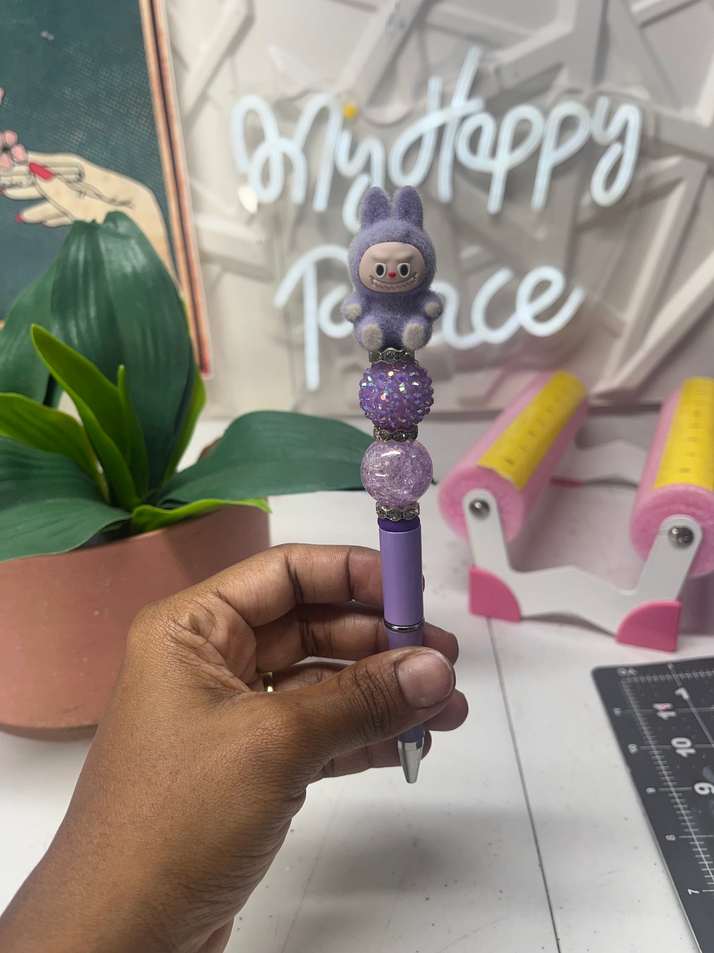 Purple LaBubu Pen