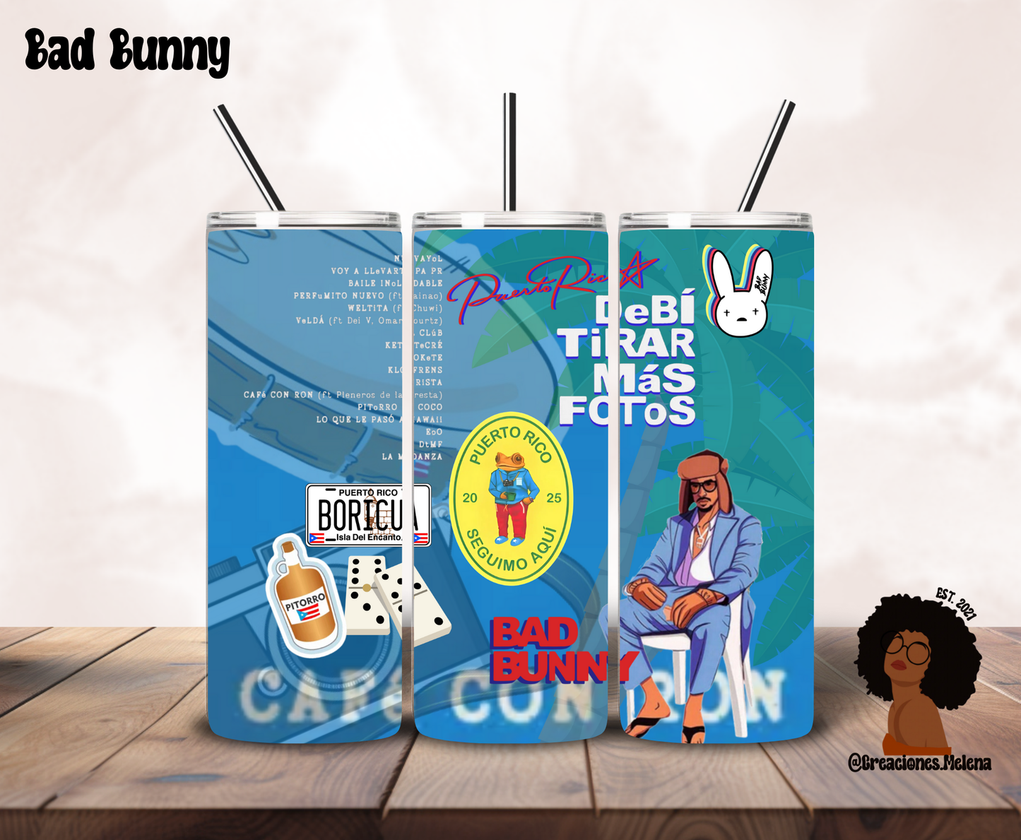 Bad Bunny 20oz Tumbler