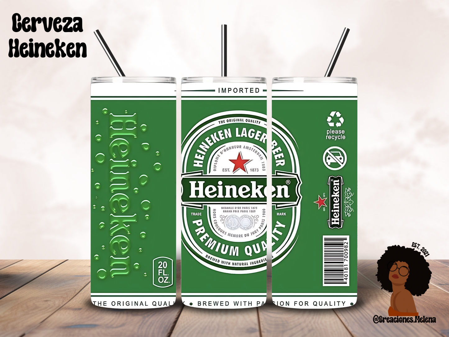 Heineken 20oz Tumbler