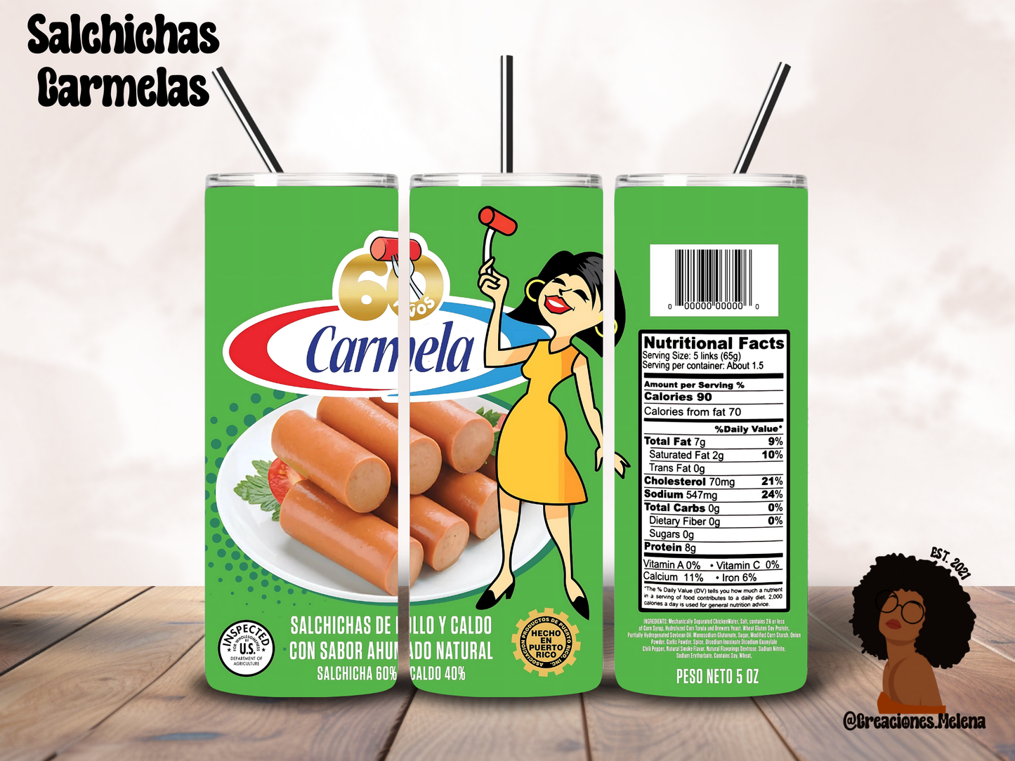 Salchichas 20oz Tumbler