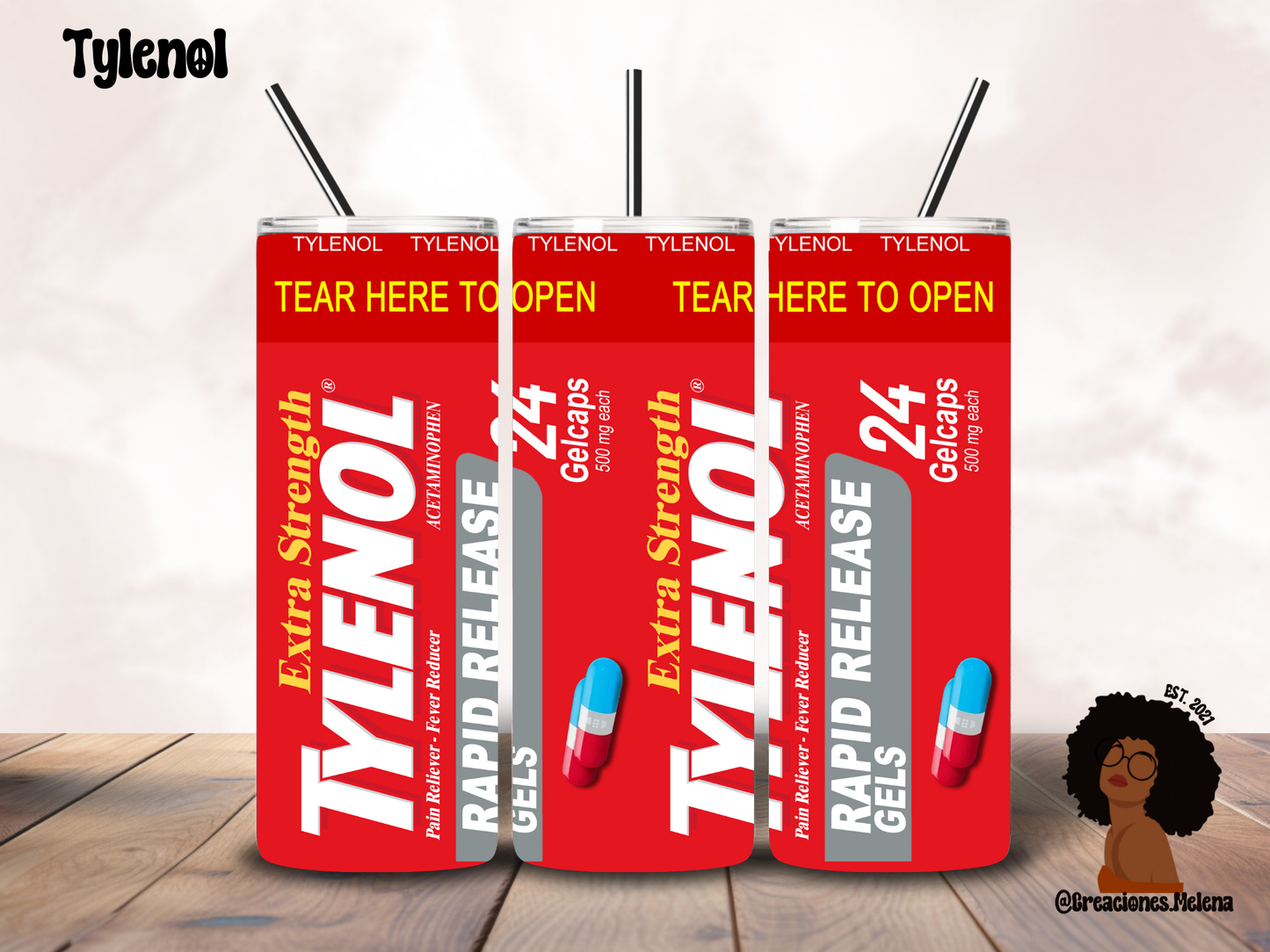 Tylenol 20oz Tumbler