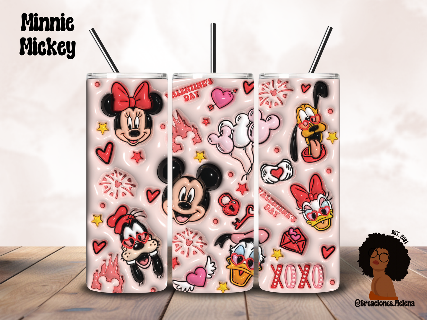 Minnie Mickey 20oz Tumbler