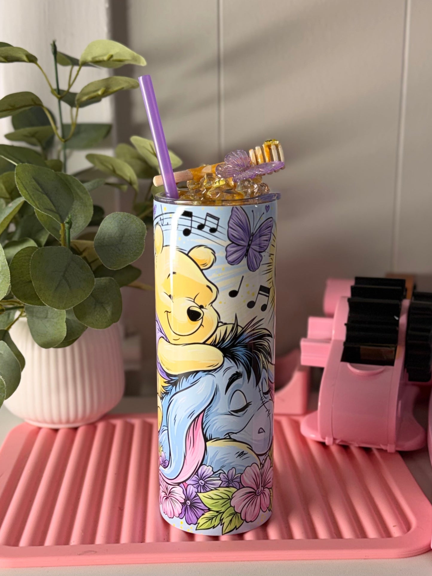 Pooh 20oz Tumbler + Decor Lid