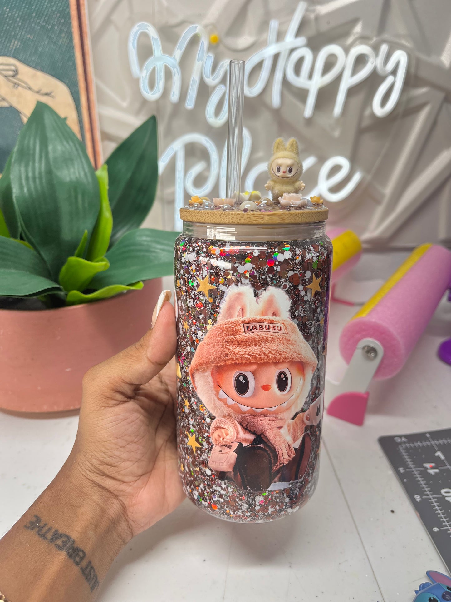 16oz Glass Snowglobe