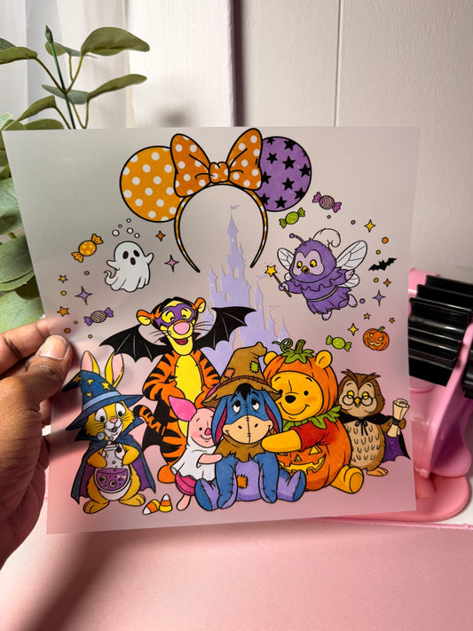 Pooh Halloween DTF