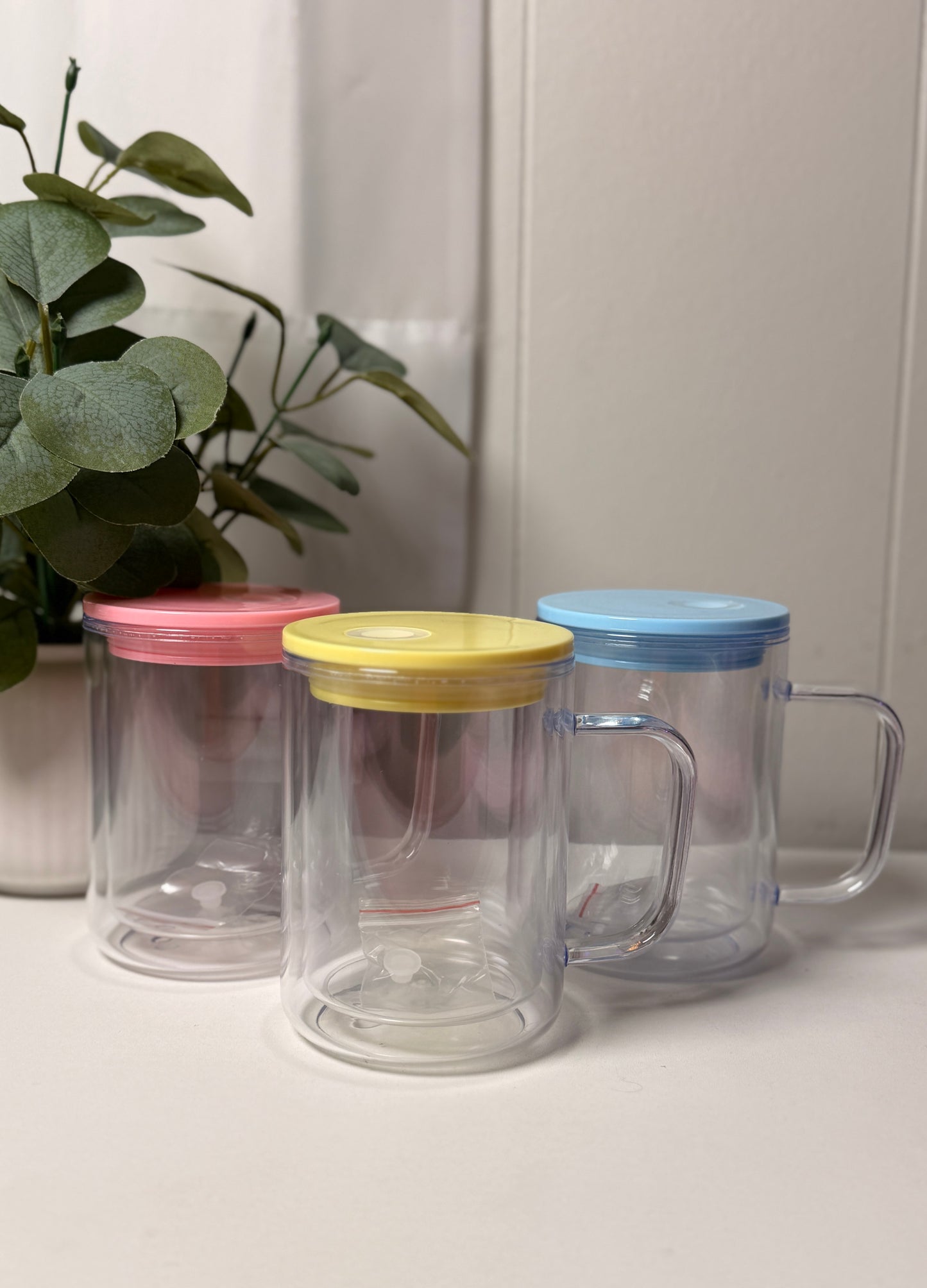 Custom 17oz Acrylic Snowglobe Mug