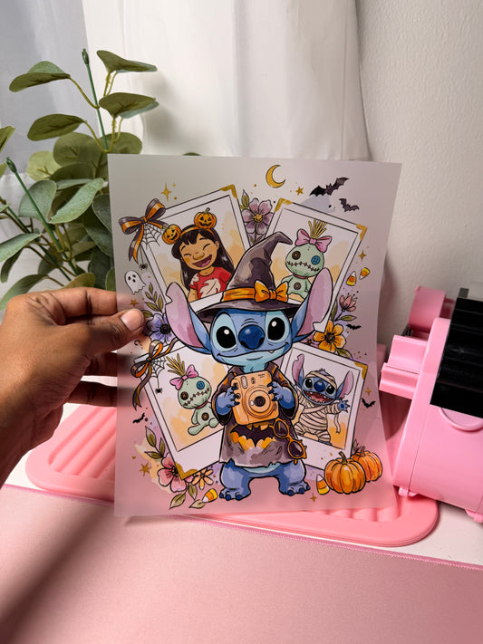 Stitch Halloween DTF