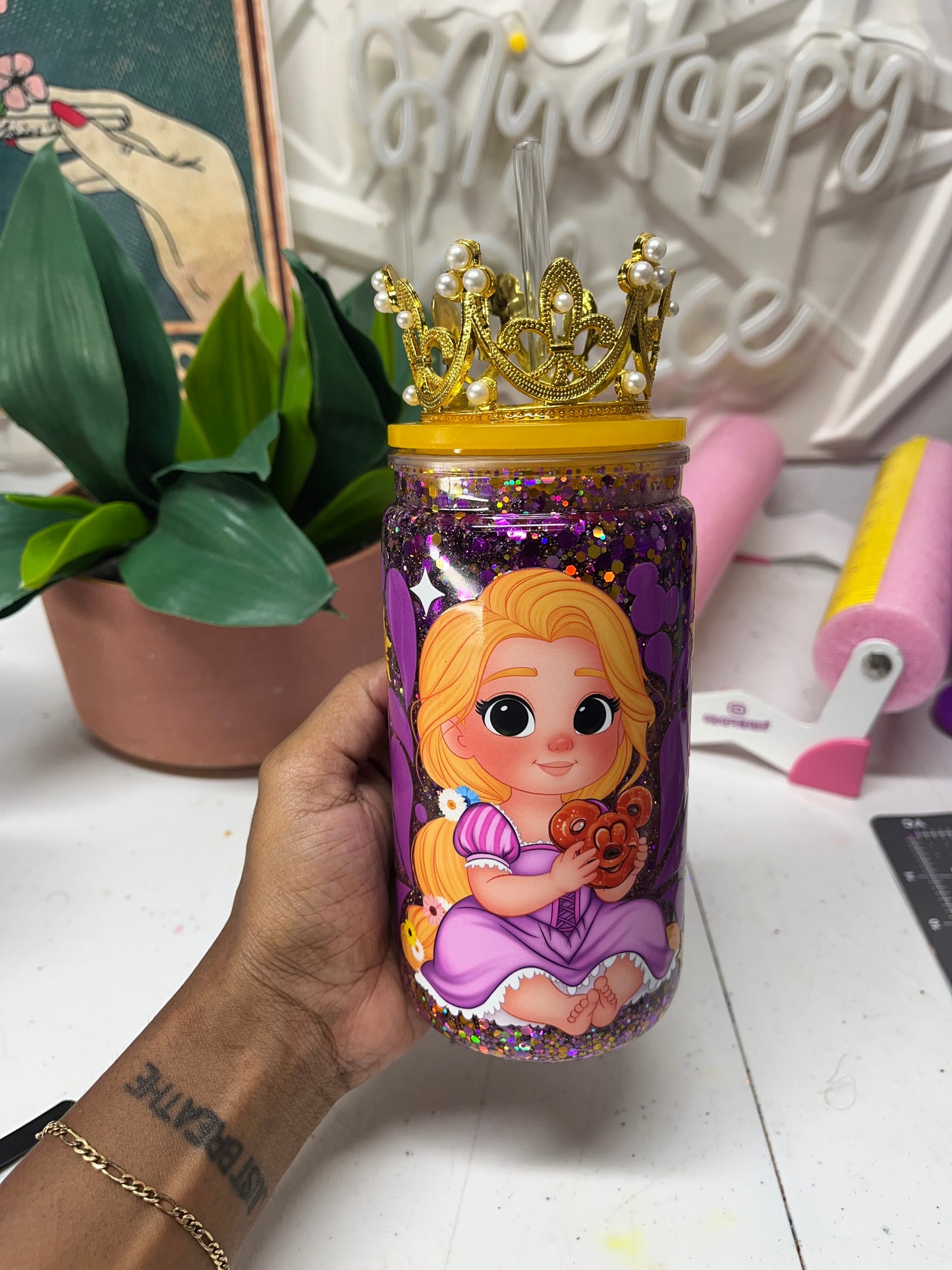 16oz Plastic Snowglobe