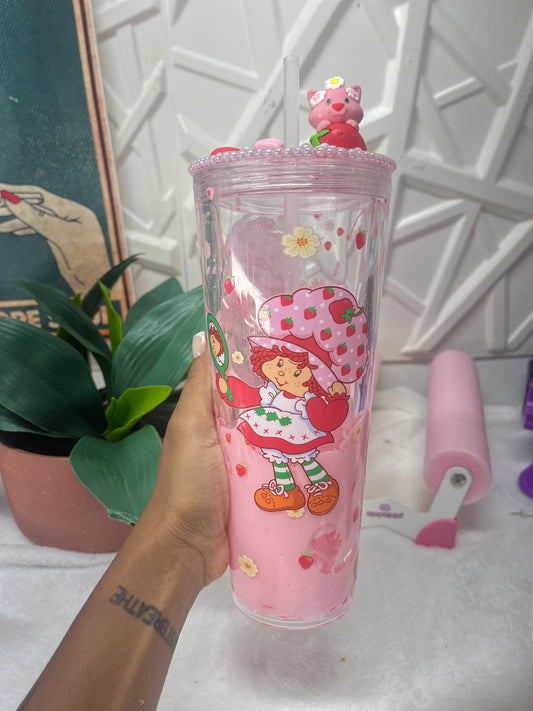 Strawberry Shortcake 24oz Lava + Deco Lid