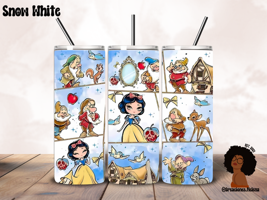 Snow white 20oz Tumbler
