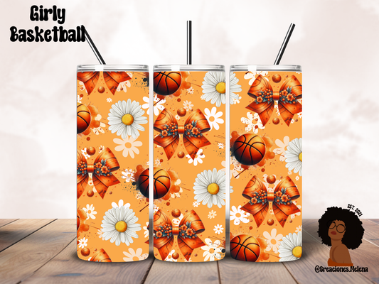 Girl Basketball 20oz Tumbler