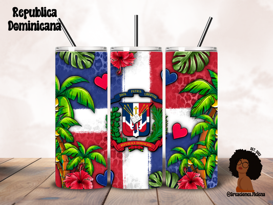 Republica Dominicana 20oz Tumbler