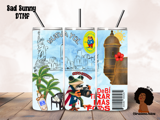Bad bunny 20oz Tumbler