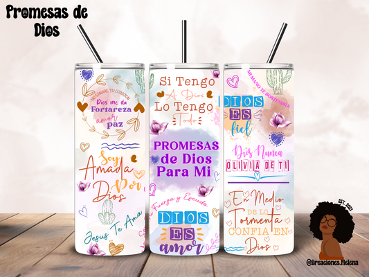 Promesas de Dios 20oz Tumbler