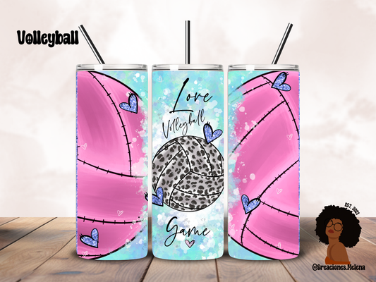 Volleyball 20oz Tumbler