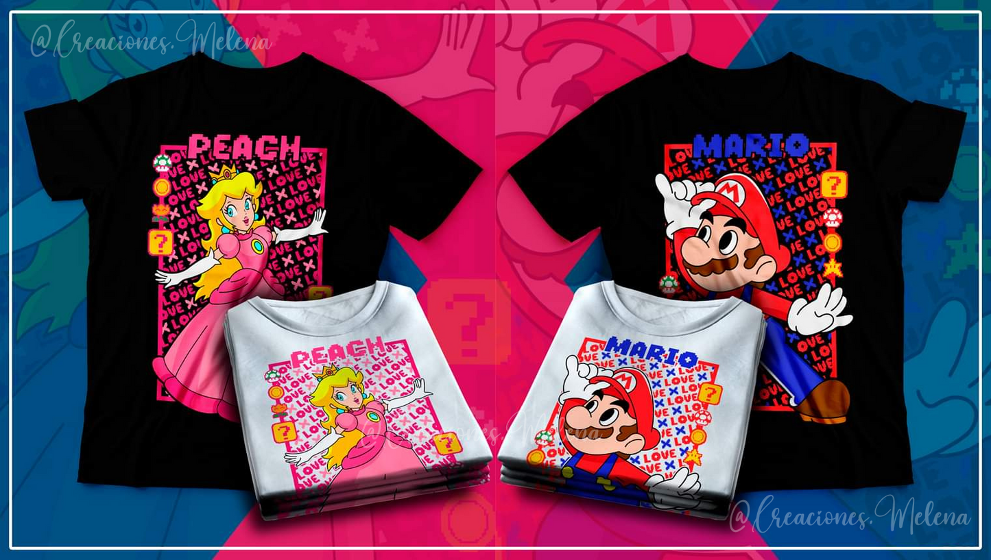 Mario/Peach T-Shirt