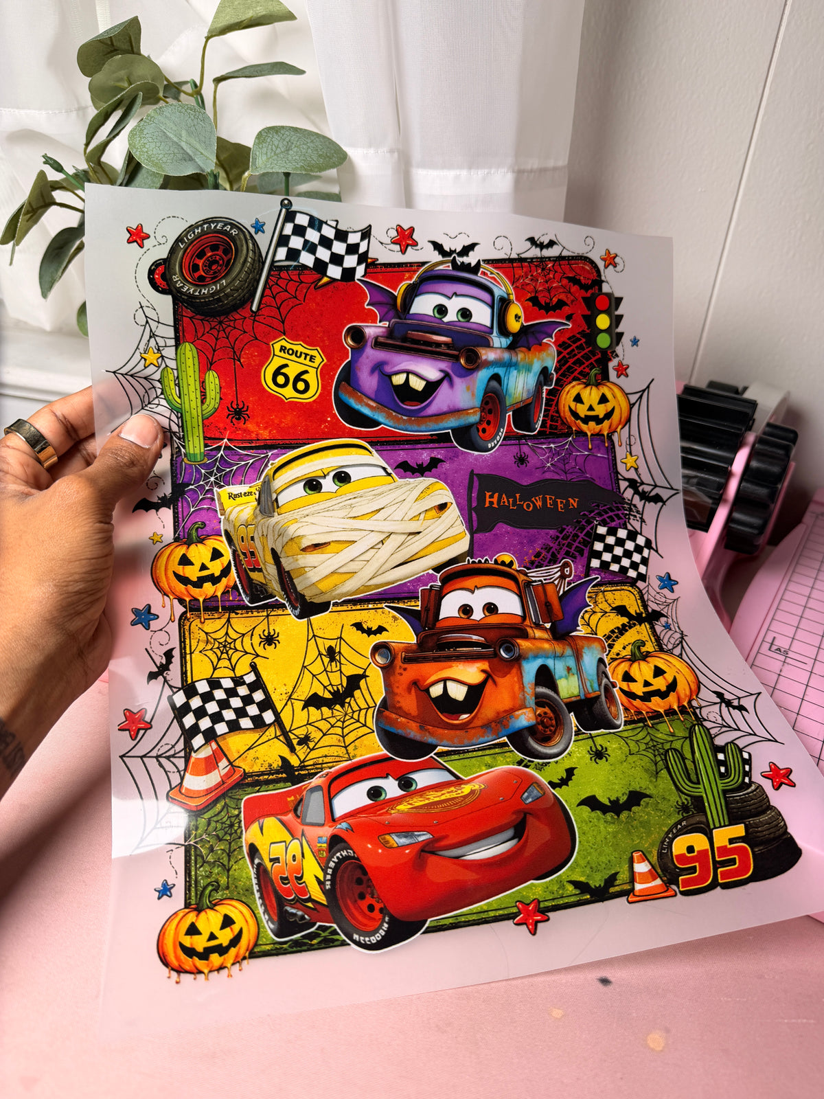 Spooky Cars DTF
