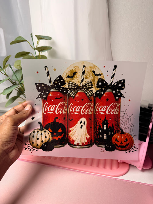 Coca Cola Halloween DTF