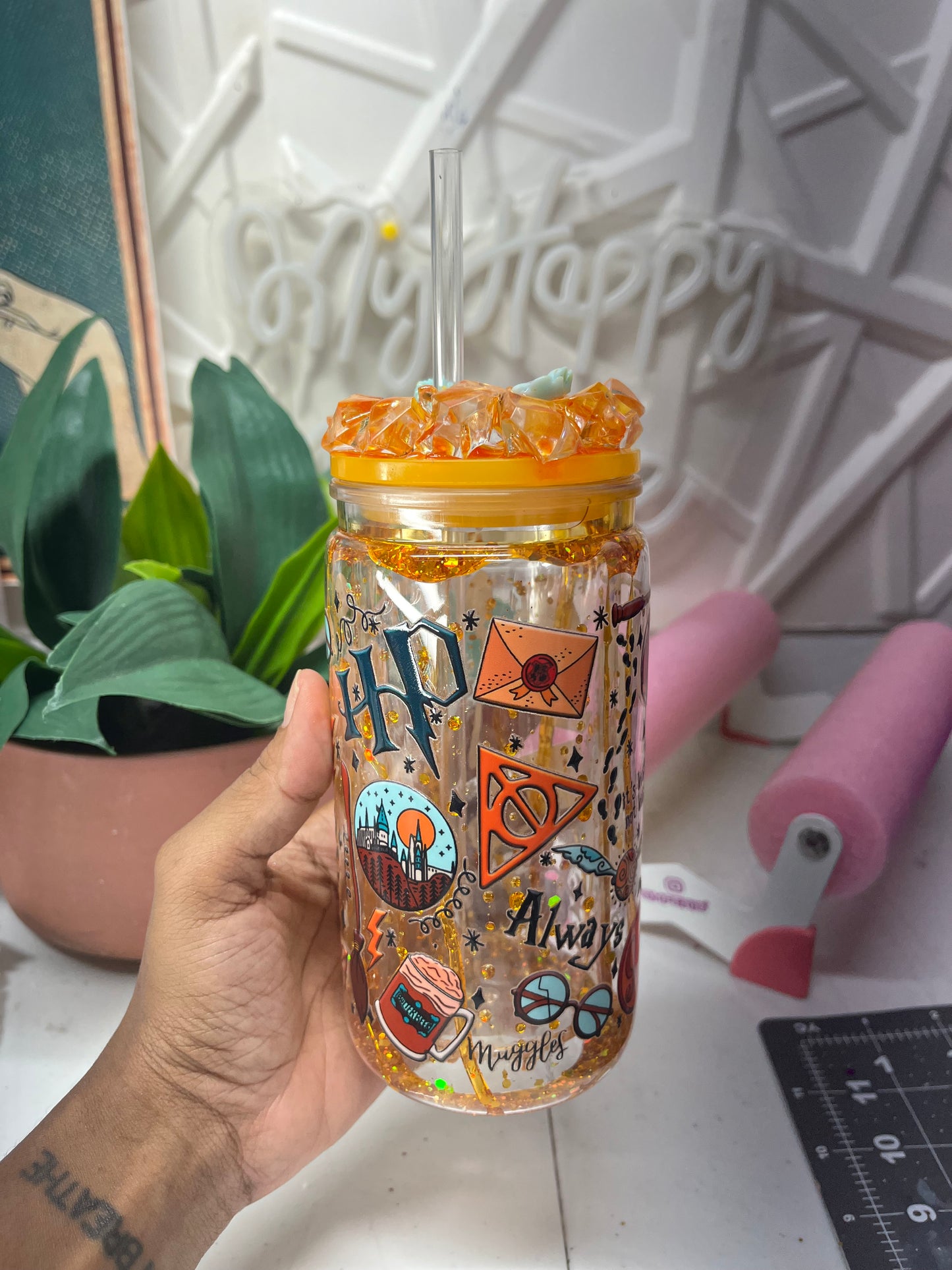 16oz Plastic Snowglobe