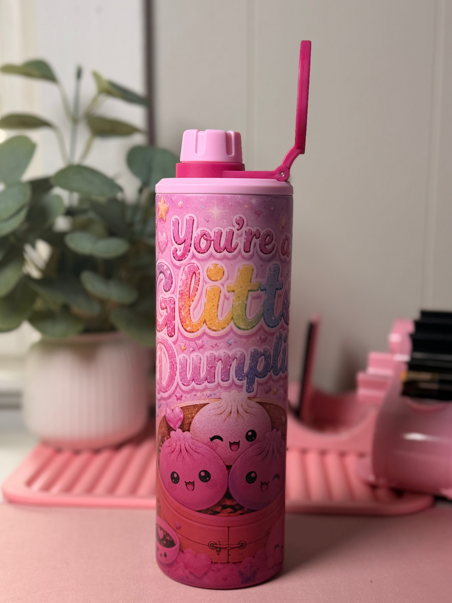 20oz Glitter Dumpling Tumbler
